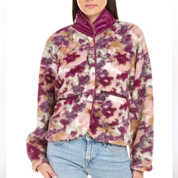 Calme by Johnny Was Sherpa Fleece Oversized Jacket New With Defect Size Large - Picture 1 of 16